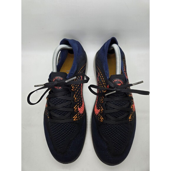 Nike Free RN Flyknit Shoes Mens 9.5 Blue Flash Crimson Road Running Gym Sneakers main image 7